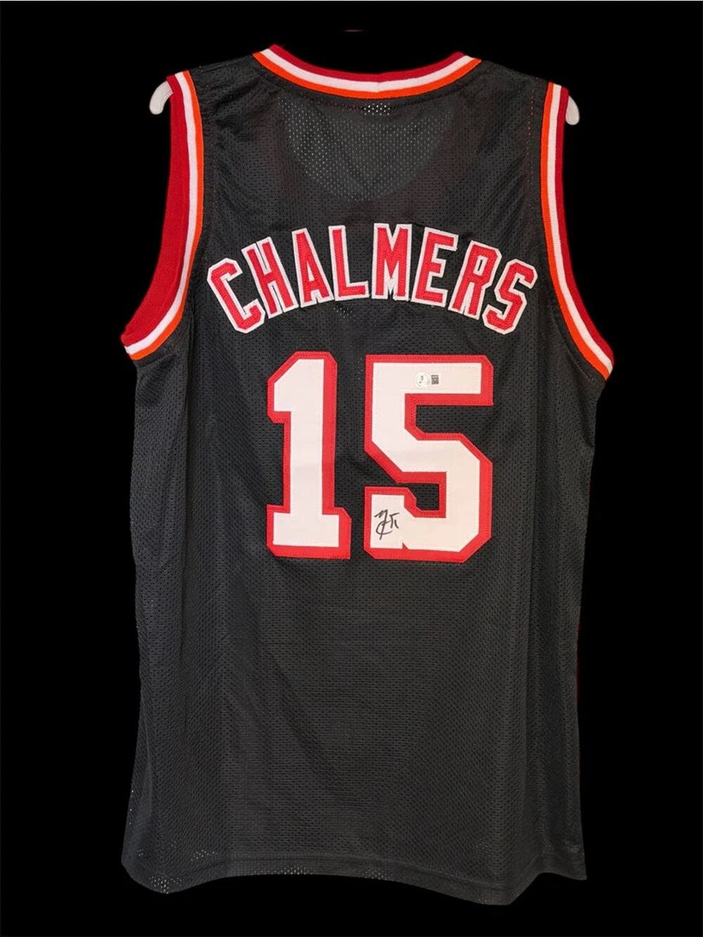 Mario Chalmers Miami Heat Signed Jersey Beckett Authenticated
